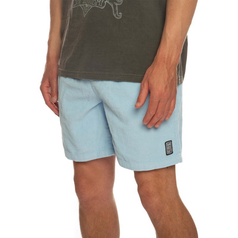 BamBooBay Chill Cord Shorts Light Blue