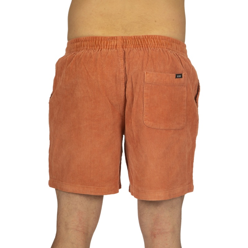 BamBooBay Chill Cord Shorts Rust