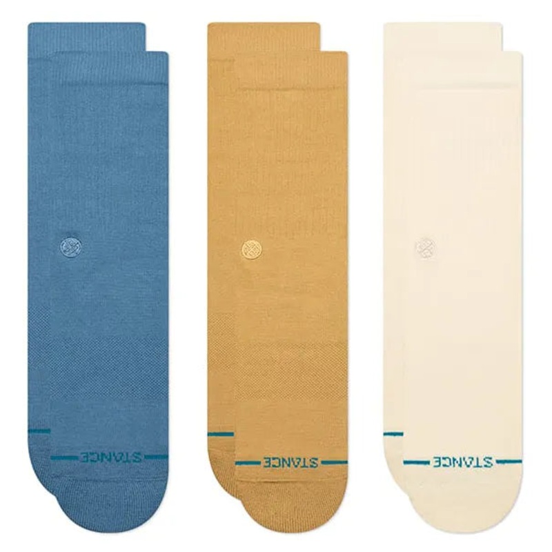 Stance Socks Icon 3 Pack Socks – Cream