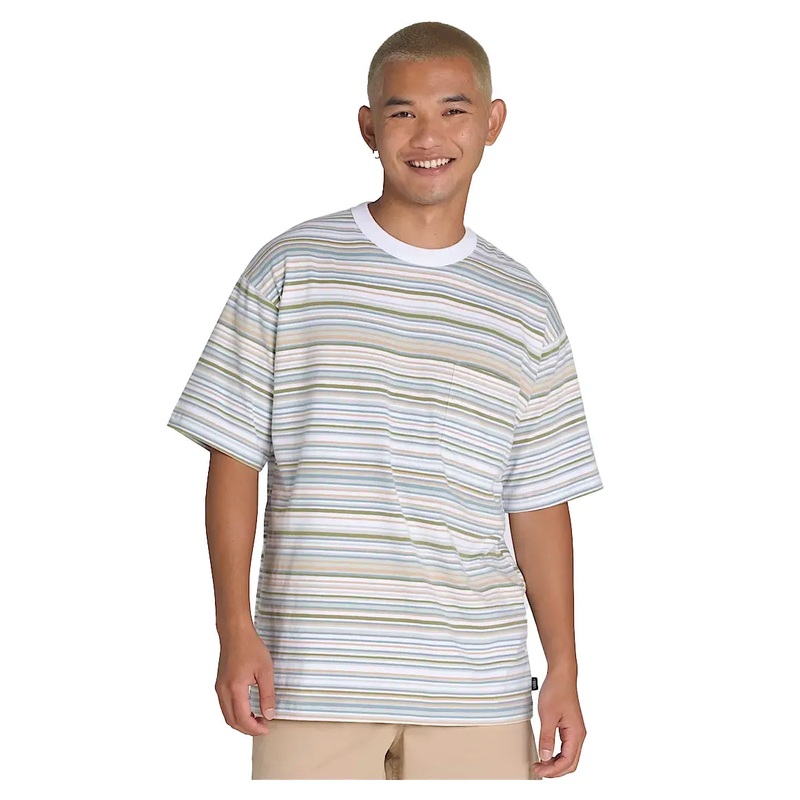 Vans Braden Stripe Knit T-Shirt – White