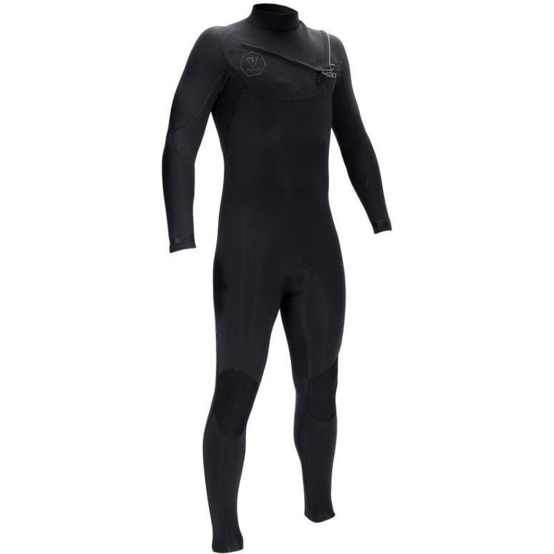 Vissla Mens 7 Seas 4/3 Chest Zip Steamer – Stealth
