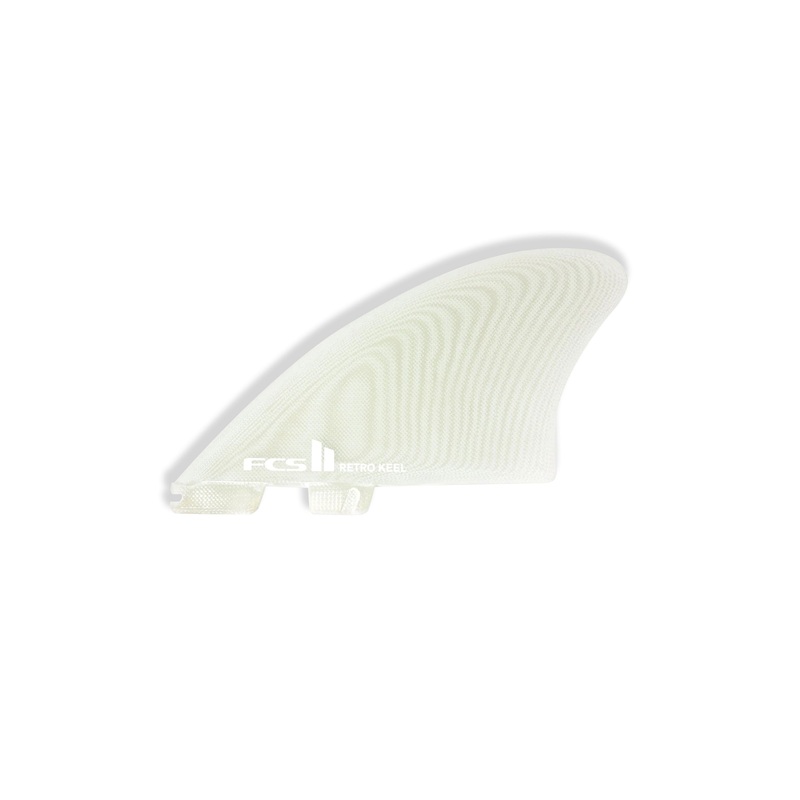 FCS – FCS II RETRO KEEL – PG – CLEAR – S|M – 2FINS