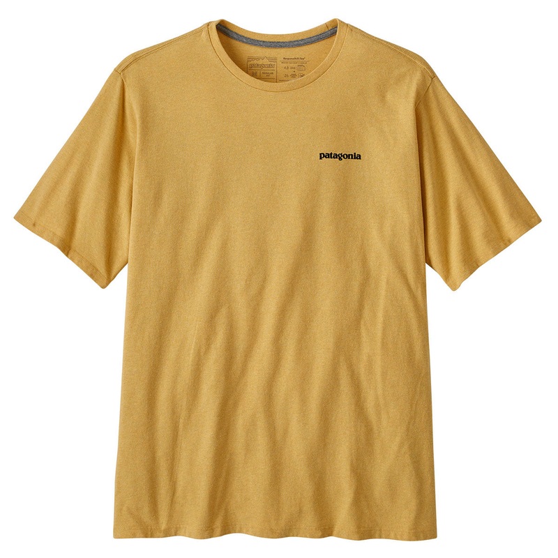 Patagonia Men’s P-6 Logo Responsibili-Tee – Surfboard Yellow