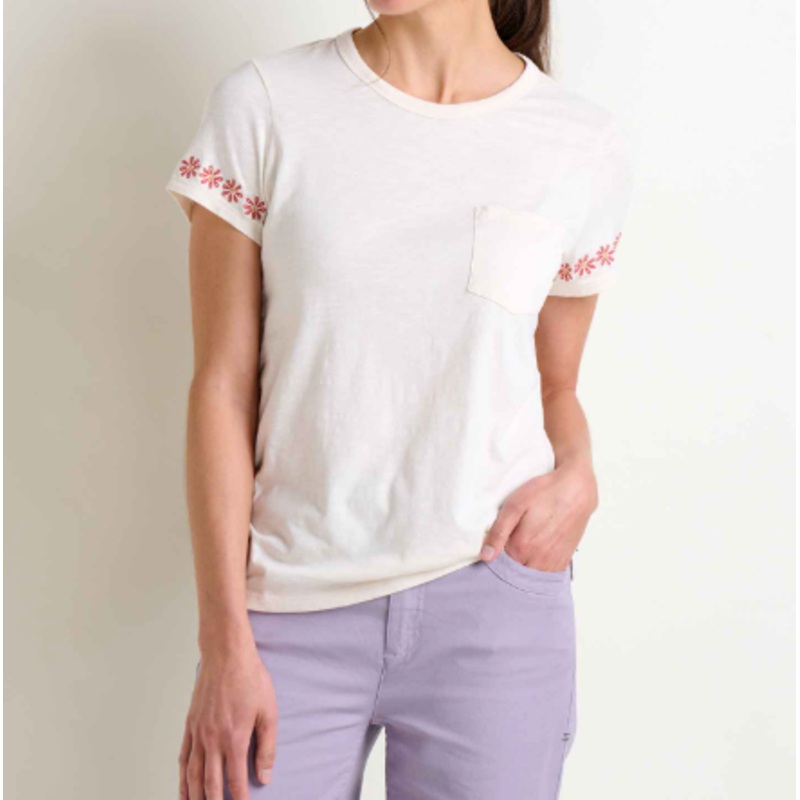 W’S PRIMO SS CREW EMBROIDERED
