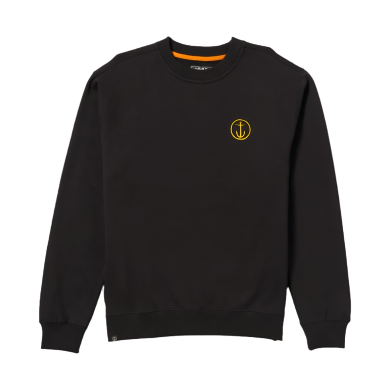 Captain Fin Stay Single Crew Black