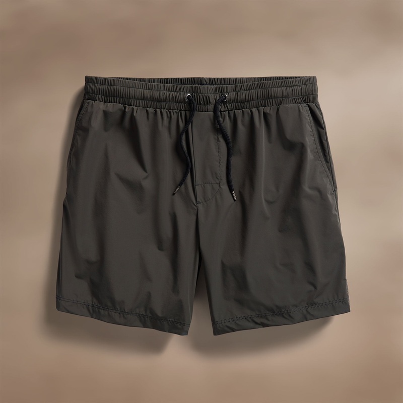 Stretch Nylon Split Hem Boardshort – Hemlock