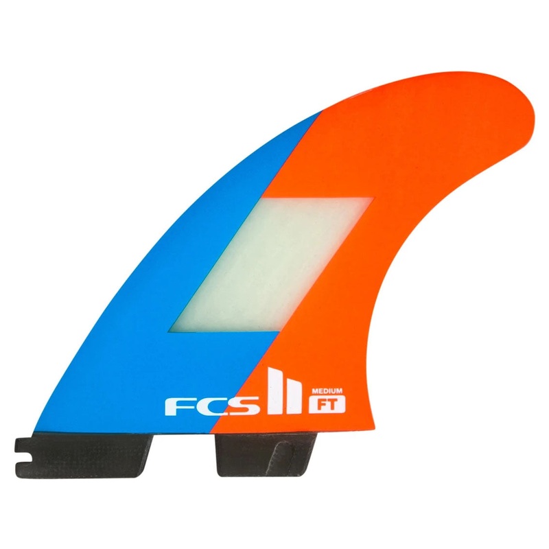 FCS II Filipe Toledo PC Tri Fin Set Neon – Grom