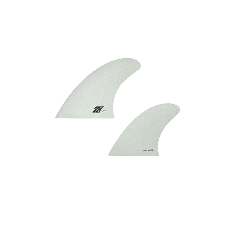 TRUE AMES – TA QUAD GLASS ON – WHITE – 4FINS