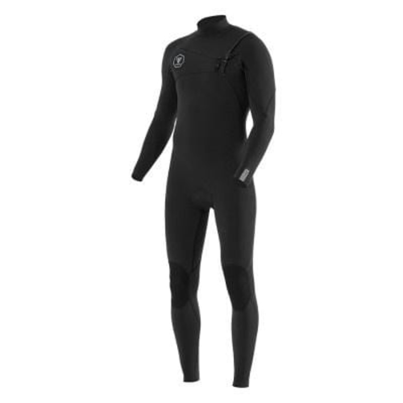 Vissla Mens 7 Seas 2/2 Full Suit Chest Zip – Black with Jade