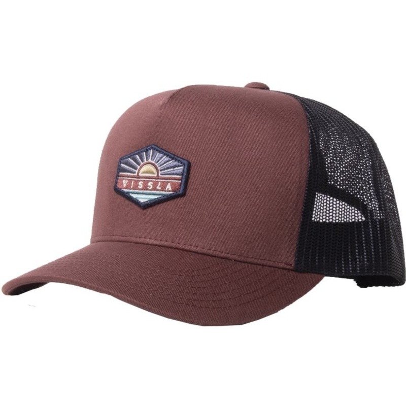 Vissla Solid Sets Trucker Hat-Brick