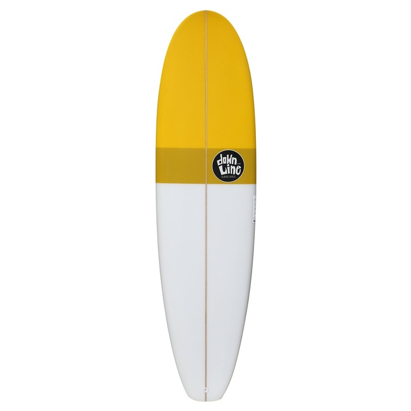 DTL Surf Co. Mini Mal Surfboard – Yellow 8 0
