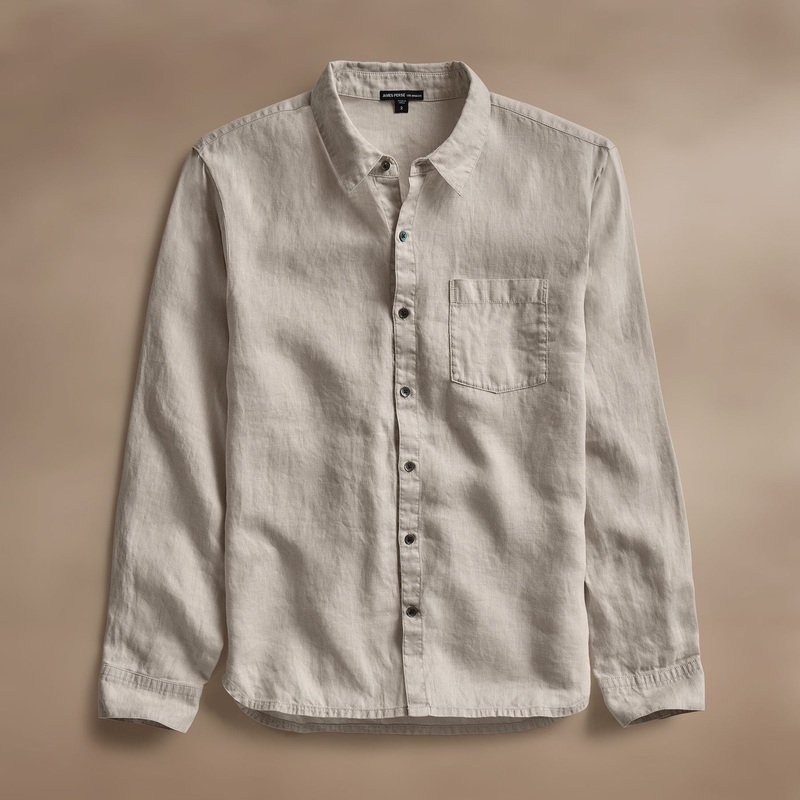 Lightweight Linen Shirt – Salt Pigment