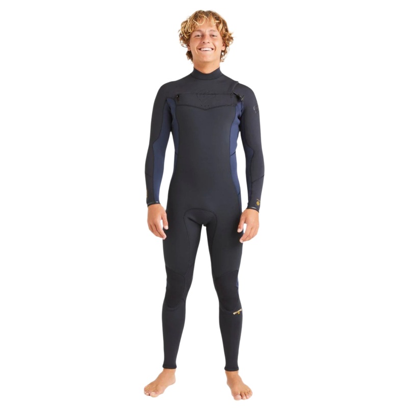 Billabong 4/3 Absolute Natural Chest Wetsuit Zip Dark Navy