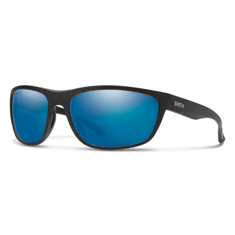 Smith Redding Sunglasses-Mt Blk/CP G Blu Mir Plr