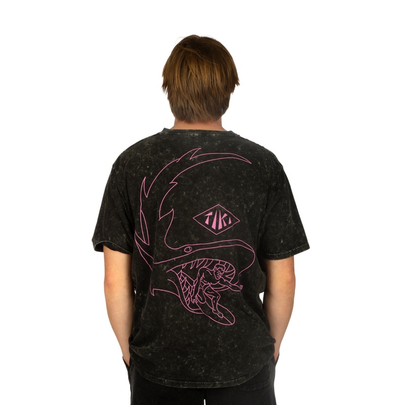 Tiki Retro Shark T-Shirt Acid