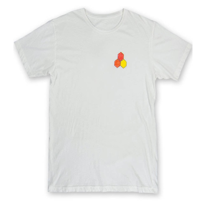 Channel Islands Curren Distressed Hex Tee – Bone