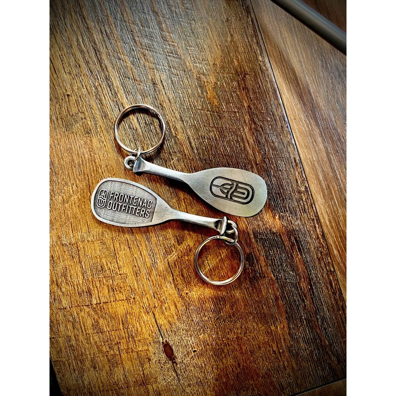 Pewter Paddle Keychain