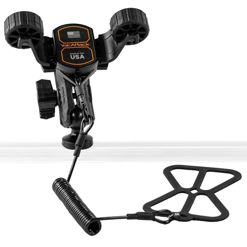 YakAttack – RotoGrip Phone Holder with 1″ Screwball Track Mount