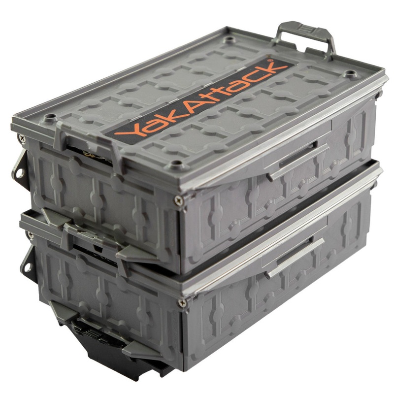 YakAttack – TracPak Combo Kit – 2 Boxes and Track Mount Grey