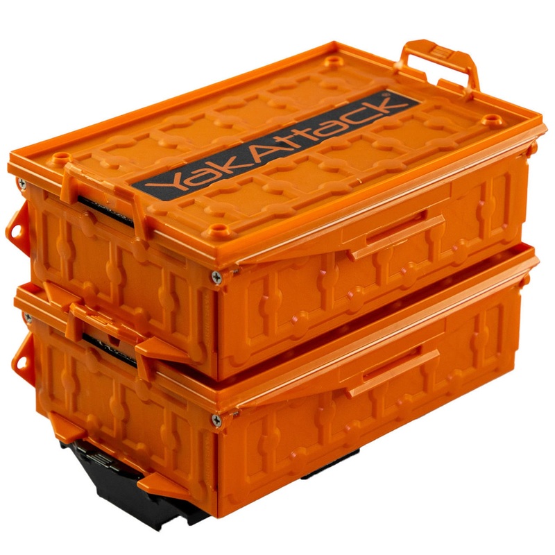 YakAttack – TracPak Combo Kit – 2 Boxes and Track Mount Orange