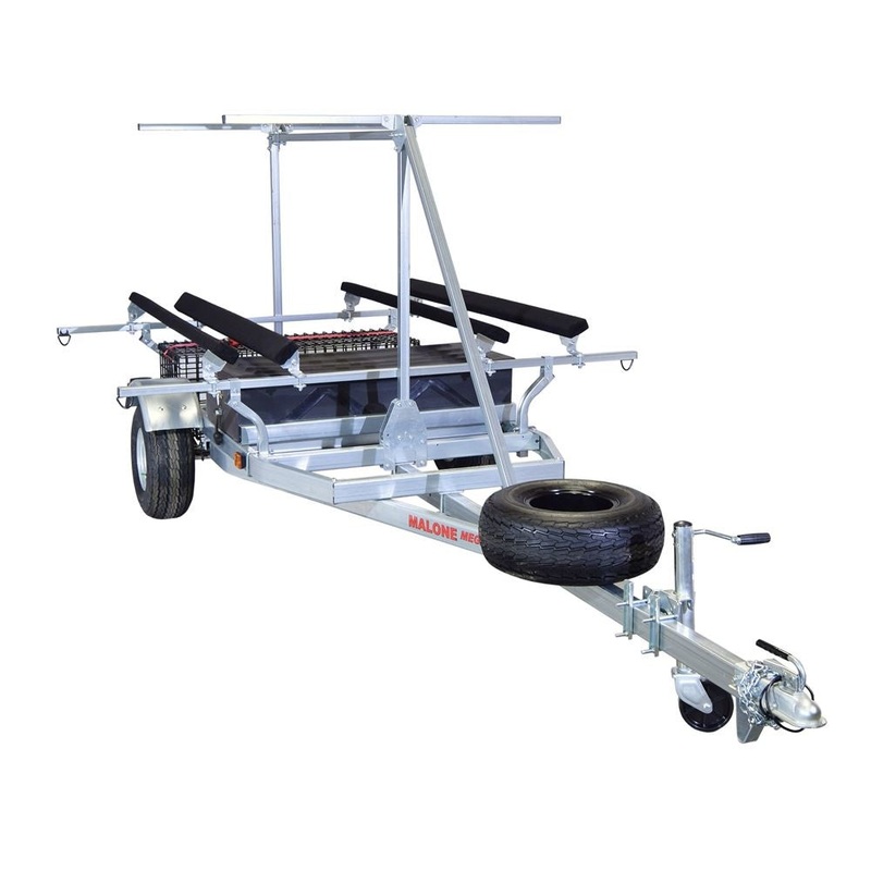 Malone – MegaSport Kayak Trailer Package 2 Boat w/storage & second tier bunks