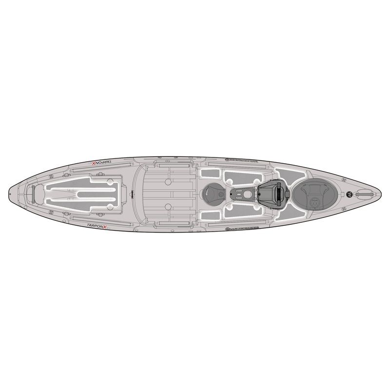Wilderness Systems – Silent Traction – Tarpon 130x Grey
